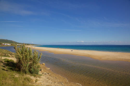 Vista de la playa de Bolonia, en Tarifa