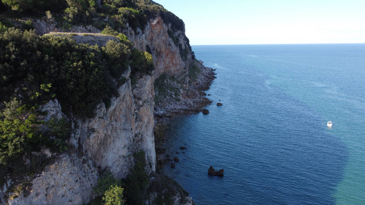 Vista de la costa de Santoña, Cantabria.